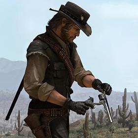 John Marston frantically reloaded, but the cactus horde advanced without pause.